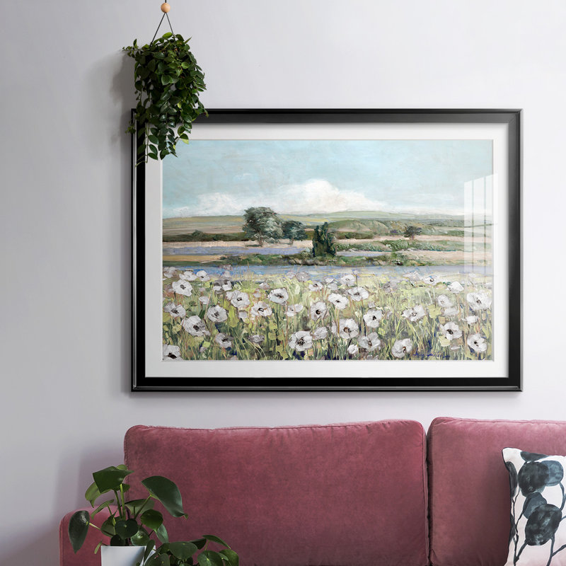 Poppy Valley rétro, H 19 po x l 27 po x P 1,5 po, Noir
