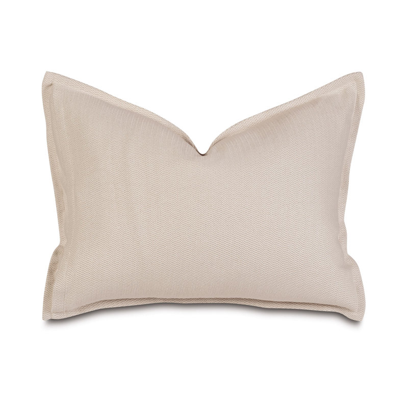 Taie décorative en mélange de coton Philomena Neutrai, Standard
