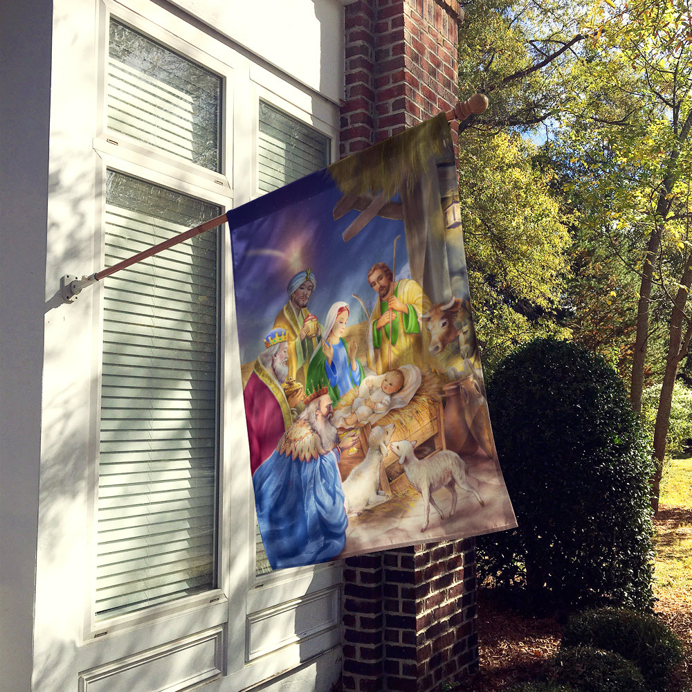 Arlogh Double Sided Polyester Christmas Garden Flag The Holiday Aisle® 