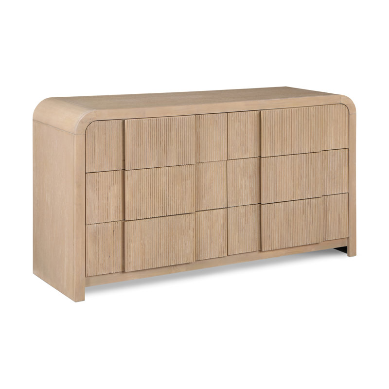 Commode 6 tiroirs Ishaque, Naturel