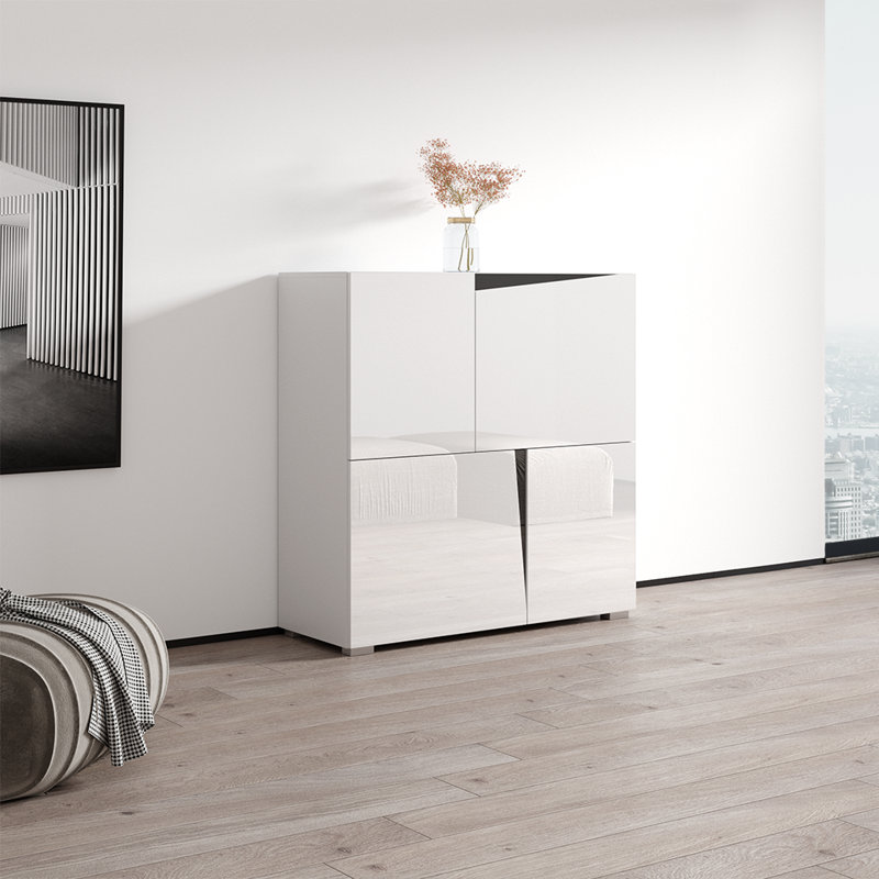 Buffet Boileau avec finition ultrabrillante