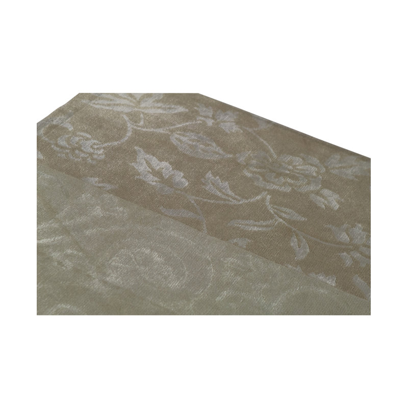 Himalayan Floral Area Rug in Beige
