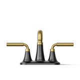 Tone Two-Handle Centerset Bathroom Sink Faucet with Clicker Drain, 1.0 GPM