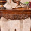 Retro Elegant Solid Wood Console Table-106877244
