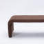 Repose-pieds rembourré en tissu Dant Boucle-1732949823