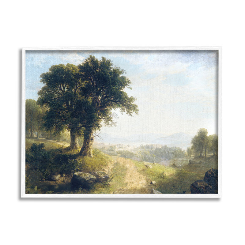 «Classic Classic Oak Landscape», estampe numérique par Lil 'Rue, H 16 po x l 20 po x P 1,5 po