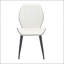 Chaise de salle à manger blanche en polyuréthane - ensemble de 4-704315839