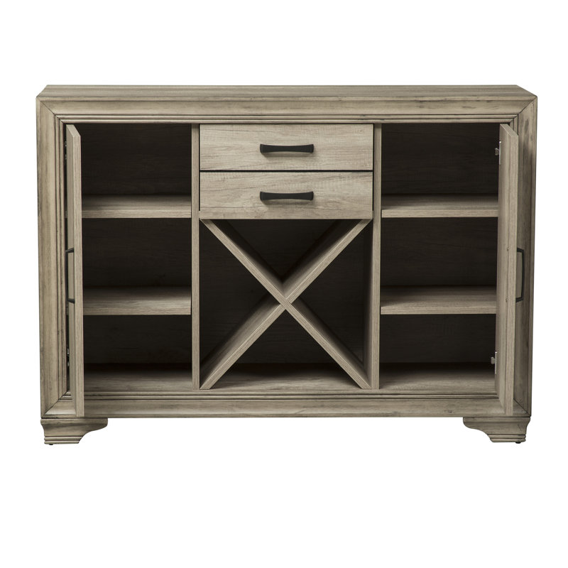 Zebediah 50.75'' Sideboard, Dark Brown