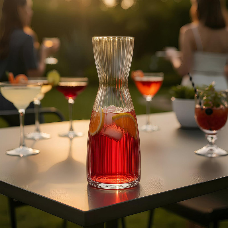 Argon Tableware Hoxton Optic Crystal Carafe - 1.1L