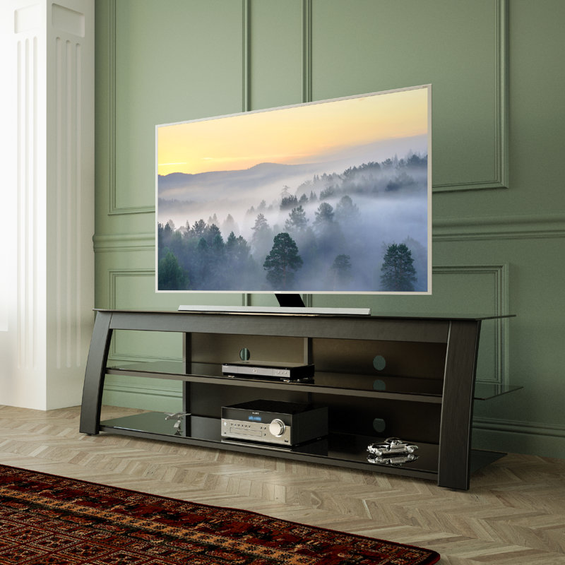 Braelen Unfinished TV Stand for TVs up to 88", Black