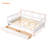 Full Size Daybed Wood Bed With Two Drawers,White-364698944-364698946