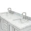 Meuble-lavabo double avec plateau Abshire 61-93359391