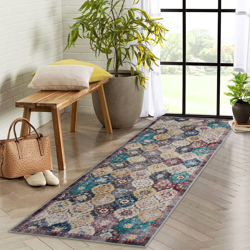 Level Loop Roll Out Polyester Carpet Tile, Runner 60 x 180 cm