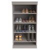 Modular Storage 21.38" W Shoe Shelf Unit with 4 Shelves