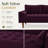 Sellner 70" Velvet Square Arm Tufted Seat Sofa-399140747