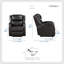Fauteuil inclinable électrique en faux cuir 30,5 po Neroli-563720537