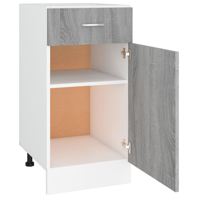 Lyon Drawer Bottom Cabinet Lyon, Grey Sonoma
