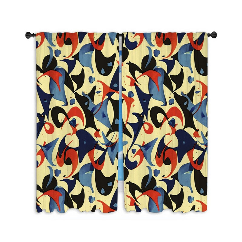 Marjut Room Darkening Curtain Pair, 20" W x 54" L