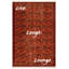 Tapis Text Live Laugh Lounge