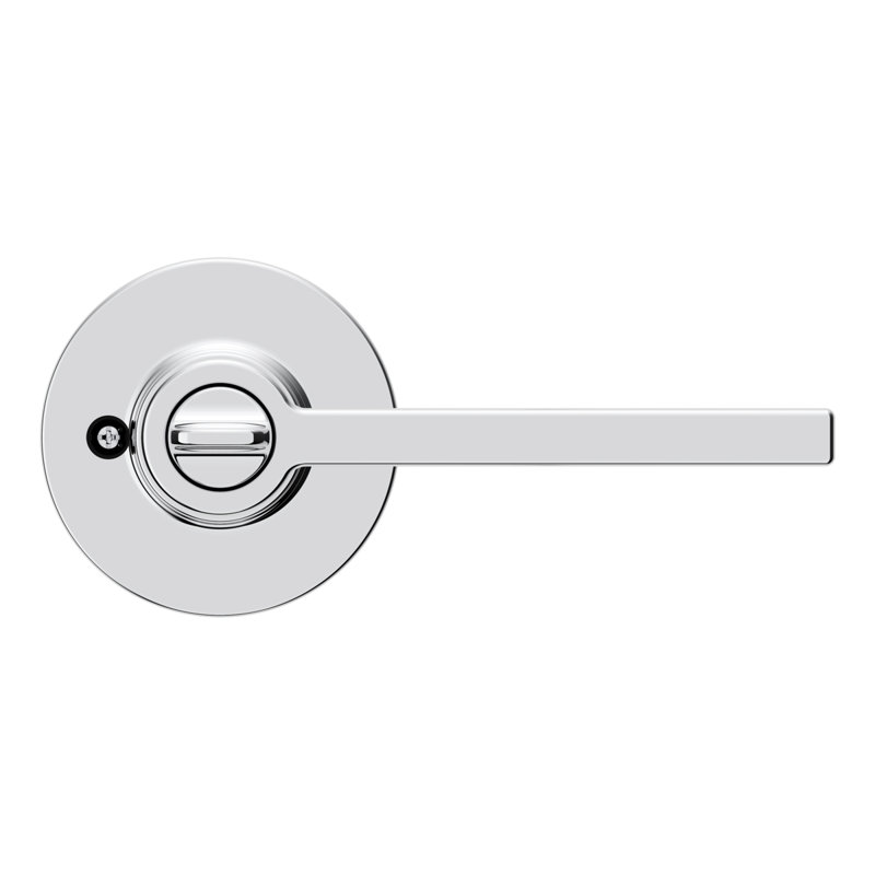 Casey Bed/Bath Lever, Polished Chrome