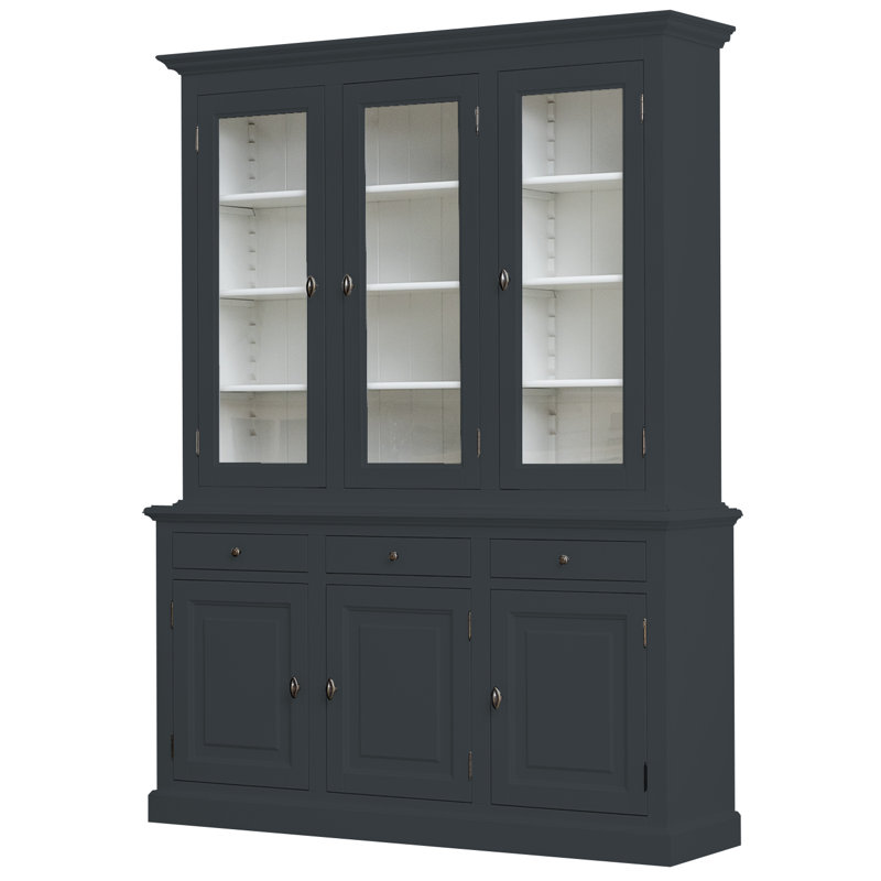 Berardina Display Cabinet, Anthracite Grey