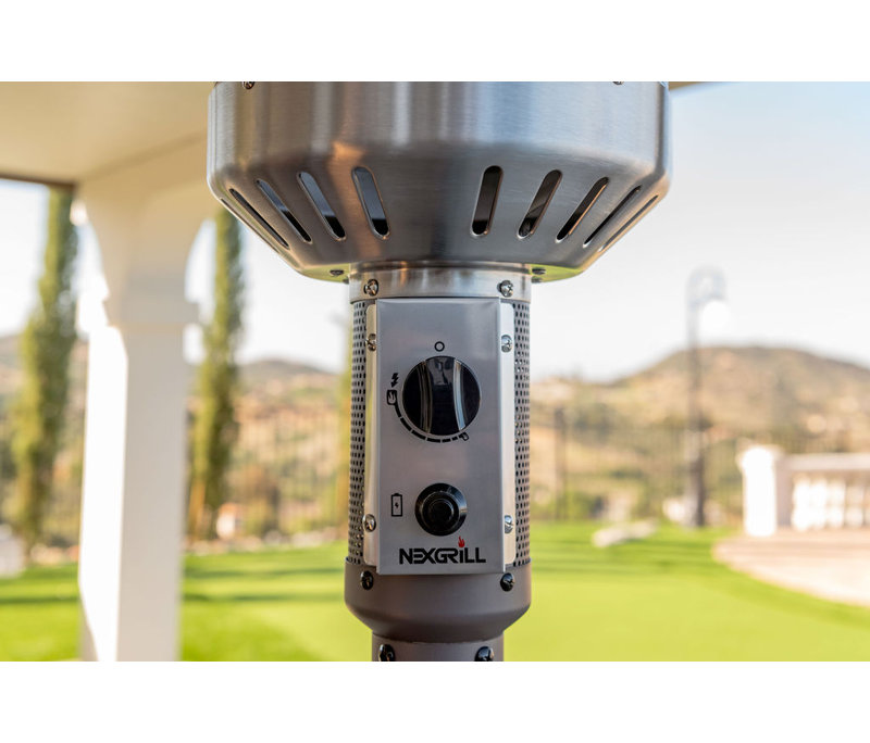 Henna Bronze 48,000 BTU Propane Patio Heater with Wheels