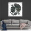 «Mineralize I» par Victoria Borges, art mural en verre acrylique