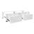 49.6X21.3X12.6" Washer Dryer Laundry Pedestal