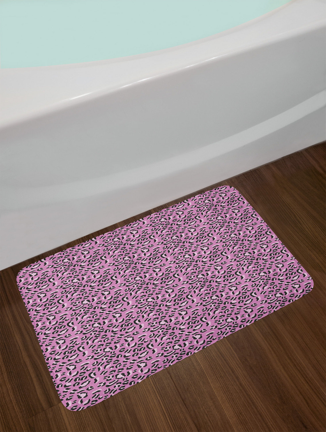 East Urban Home Leopard Bath Rug Wayfair