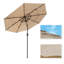 Parasol de marché éclairé 8 pi 10 po Letchworth