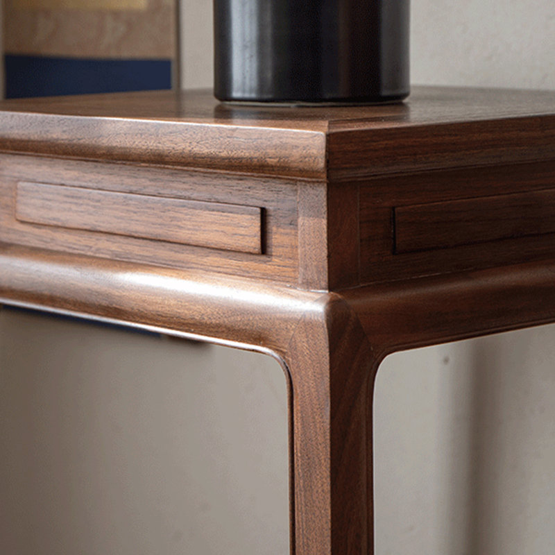 Solid Wood Plant Stand with Rounded Edges