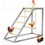 Chicken Perch with Swing, Sturdy Chicken Roosting Bars with Ladder for Backyard Farm, Easy Installation, 37.6" L x 15.7" W x 27.5" H