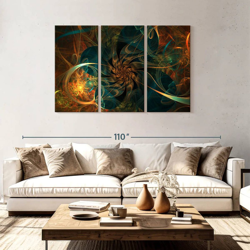 Kaléidoscope de lumières Avery, H 48 po x l 74 po
