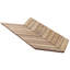 Carreau de mur et plancher en porcelaine à chevrons 10 "x 20" Everlast-86842200