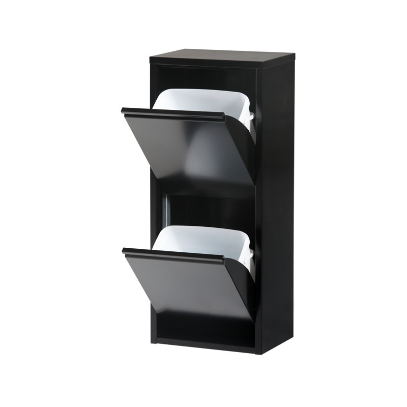 13 L Abfalleimer Dywayne, Schwarz