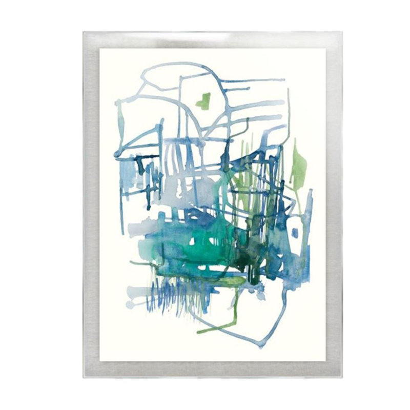 Complex Mind III Print by Sara Brown, 40" H x 30" W, Plexi Box Art