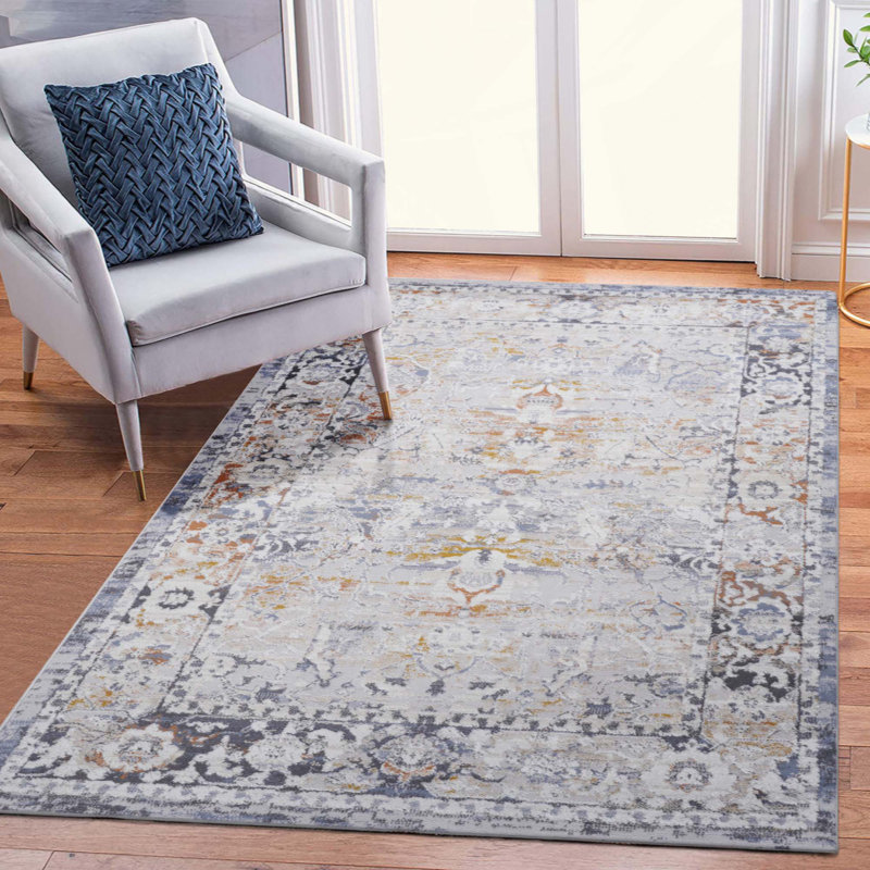 Traditional Non-Shedding Living Room Bedroom Dining Home Office Stylish And Stain Resistant Area Rug, Rectangle 5'3" x 7'6"