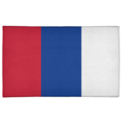 Tapis en poly à rayures de football new england retour