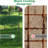 16.5'' H x 12.4'' W Black Metal Fence Panels Included