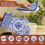 Gant de cuisine 100 % coton Mélodie Bleue Maison d'Hermine - 7,5 po x 13 po