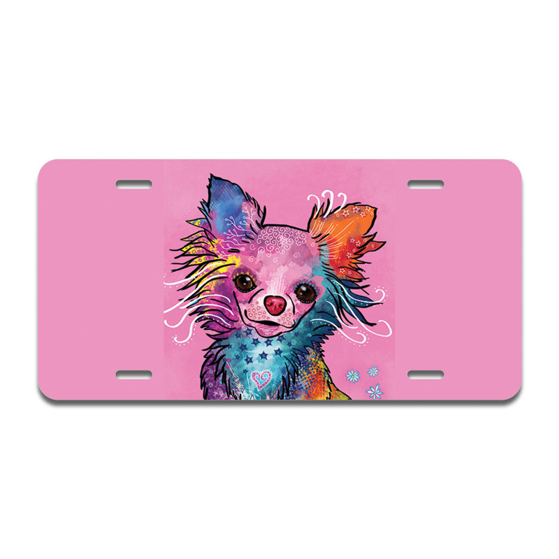 Cadre en aluminium Chihuahua Rainbow
