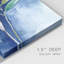 Pétiole sur indigo I - reproduction d'art sur toile tendue-1162538747