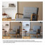 Upholstered Cotton Armchair-1758225600