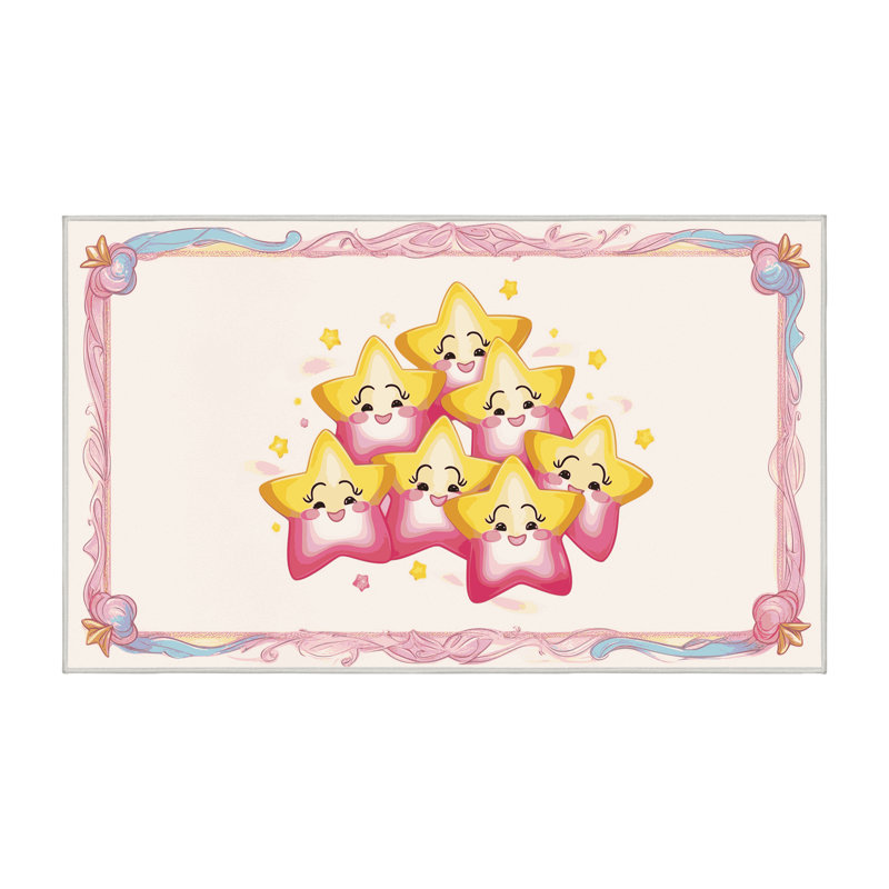 Tapis pour enfant East Urban Home, Rectangulaire 8 pi x 10 pi