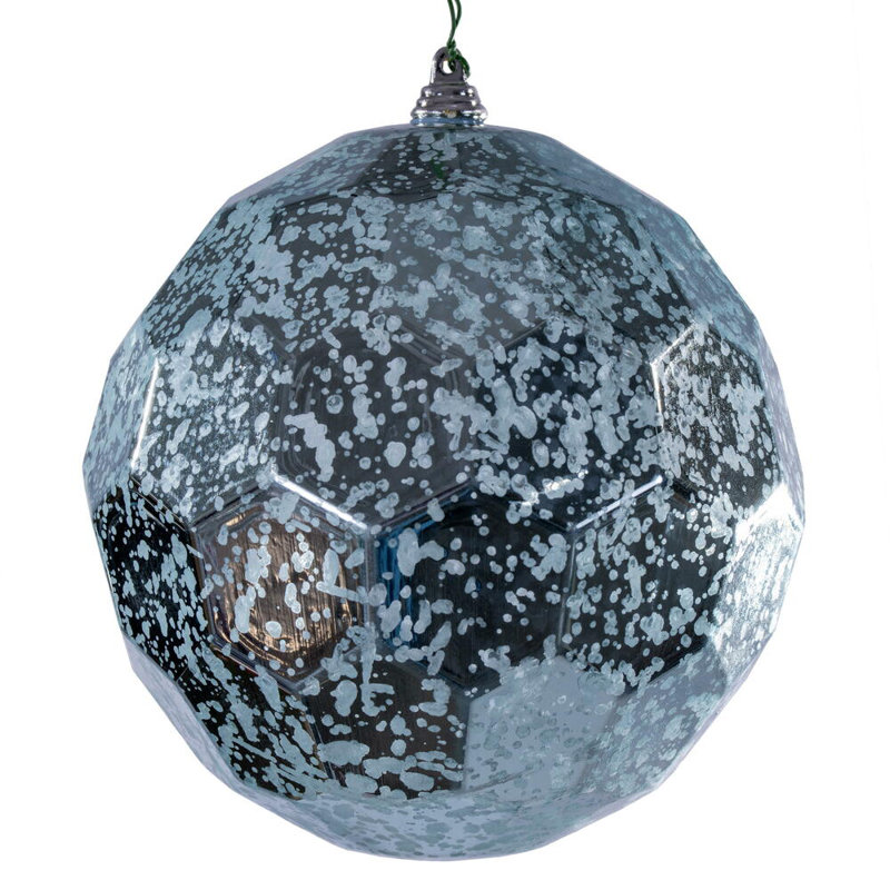 Vickerman 6" Honeycomb Mercury Ornament. It includes 2 pieces per bag., Baby Blue