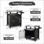 Chariot grill 39,5 "avec armoire de rangement