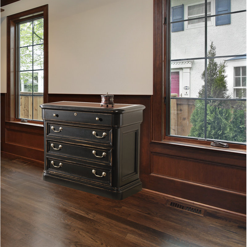 Brown Fire Resistant Lockable 2 Drawer Mobile Lateral File Cabinet