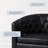 Zeniyah 28.25 Wide Faux Leather Barrel Chair-858419820