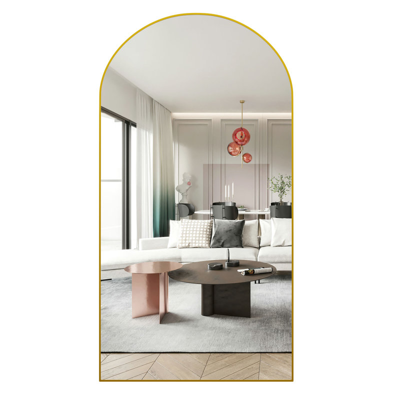 Miroir pleine grandeur Elden, 67 po x 30 po, Or