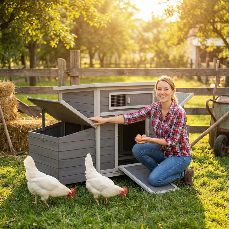 Outdoor Large Chicken Coop